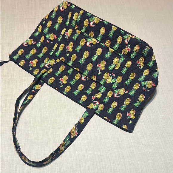 Vera Bradley Handbags - Vera Bradley Toucan Pineapple Party Print Tote Bag